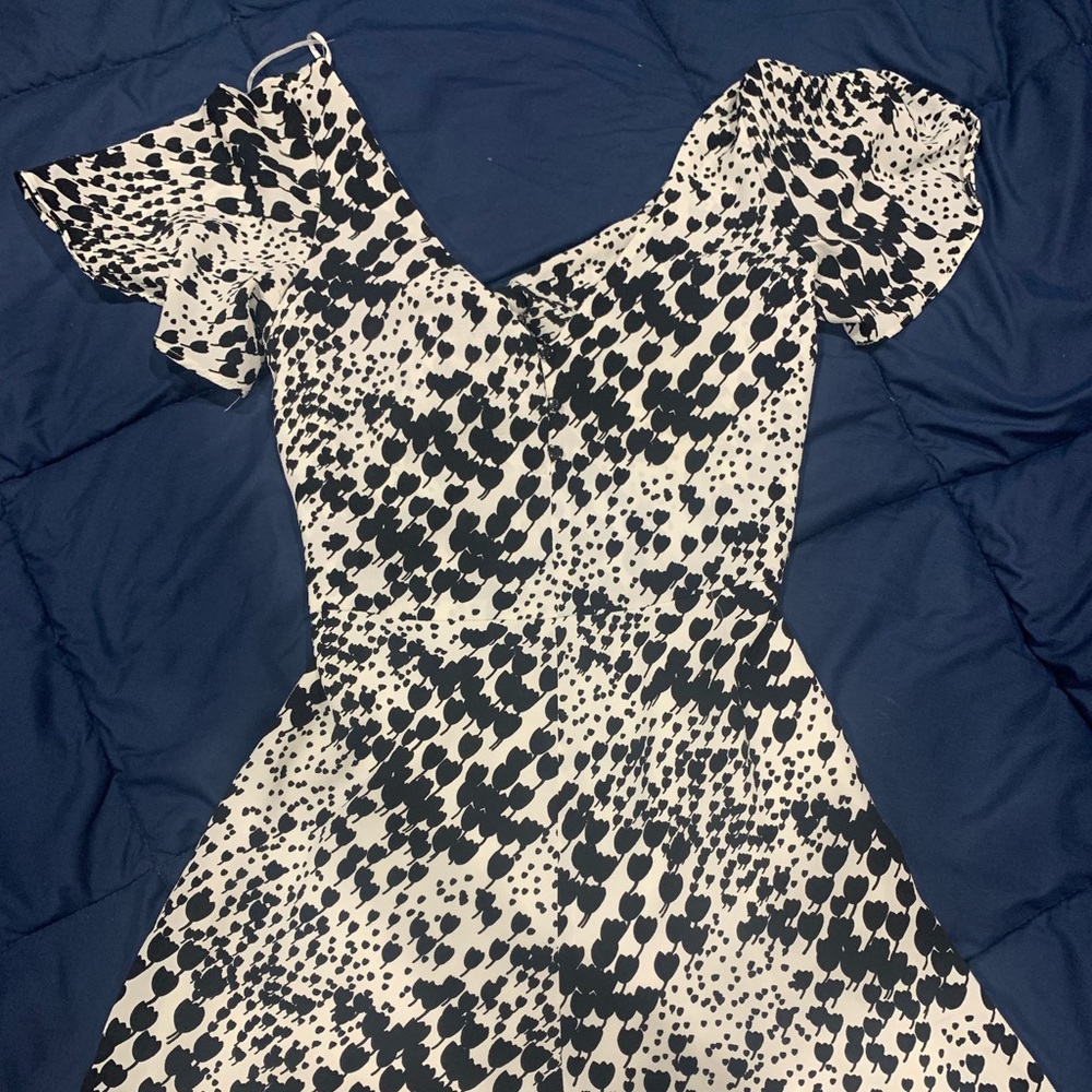 Zara open back romper